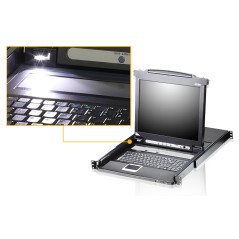 Aten 16 Port 17" LCD KVMP Switch CL5716M-ATA-2XK06SG